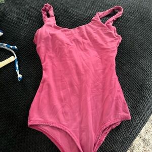 Pink bodysuit